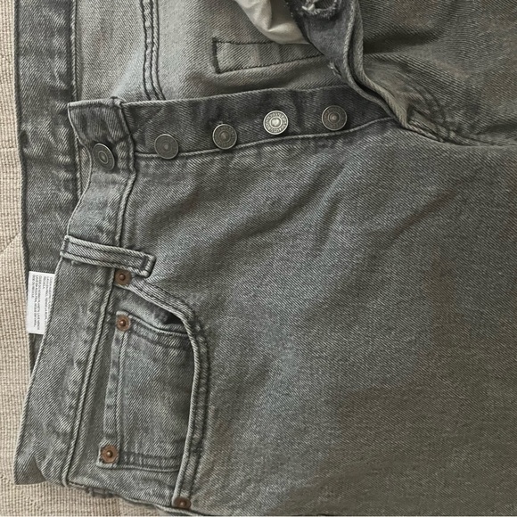 Levi 501 gray jeans - Picture 8 of 10